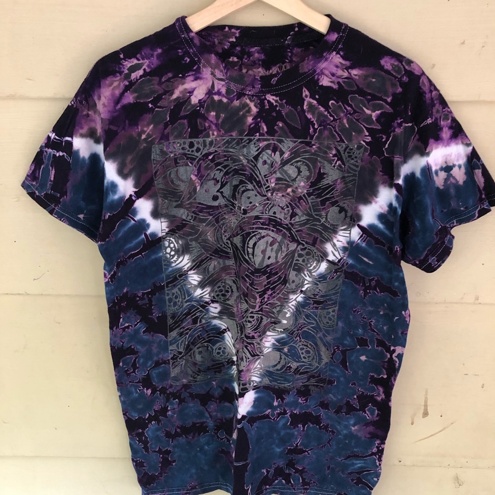 Beautiful Tie Dye with Screen Print